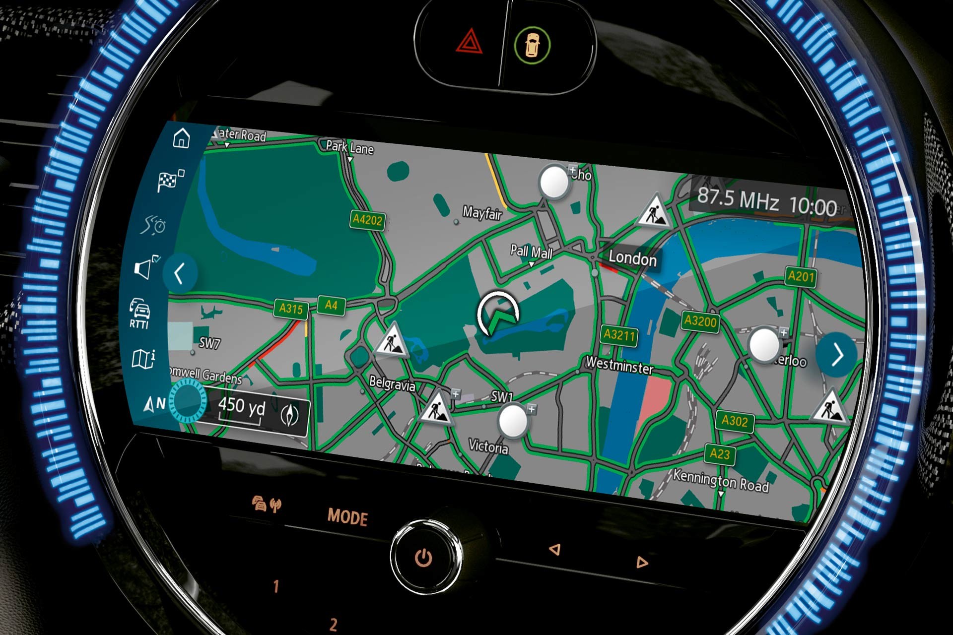 mini connected - traffic information